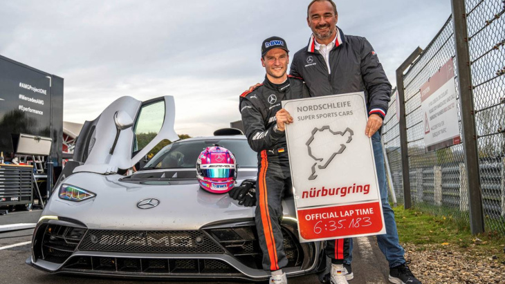 mercedes-amg one: nieuw record op de nürburgring
