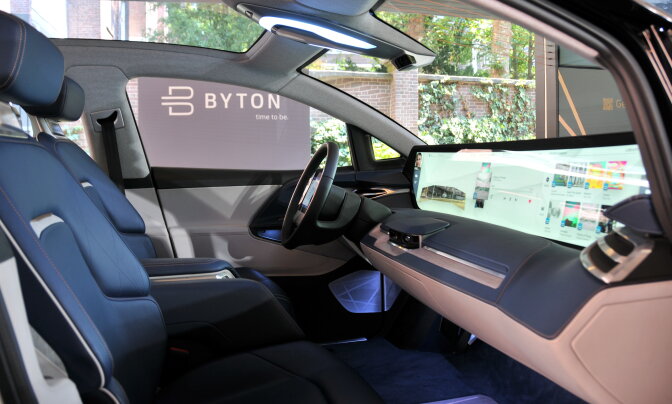 byton m-byte, concept, vooruitblik, communicatie, elektrische auto, suv, china, android, byton m-byte - concept in optima forma