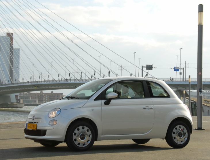 fiat 500, autotest, 1.2 popstar, ruimte, stadsauto, fiat 500 - nu ook in nederland