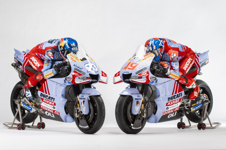 gresini racing presenteert kleurstelling ducati-motor voor motogp-seizoen 2023