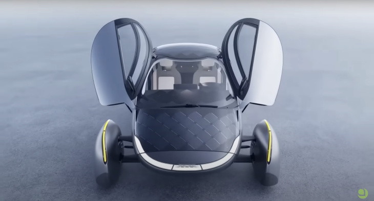 startup aptera presenteert zonneauto in de vorm van lichte driewieler met actieradius van 650 km - maar of die in productie gaat...