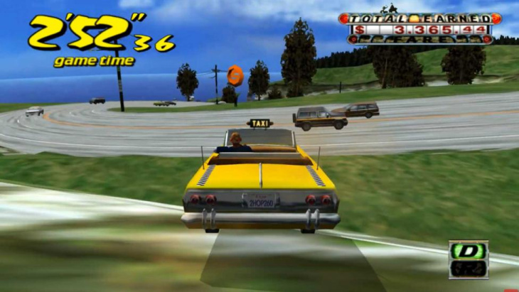 ken je de fantastische game crazy taxi uit 1999 nog?