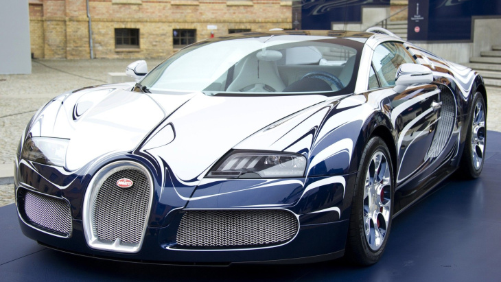 bugatti veyron: een spectaculaire auto. de mooiste foto's
