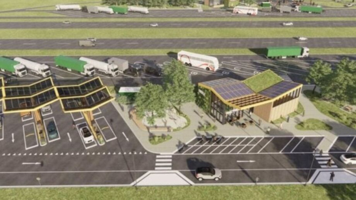fastned bouwt eerste stopplaats voorbehouden aan ev’s langs belgische snelwegen
