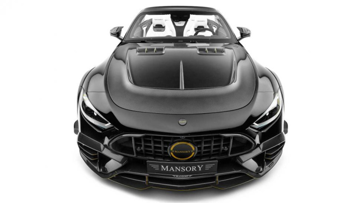 de mercedes-amg sl roadster van mansory ziet eruit als een speelgoedauto