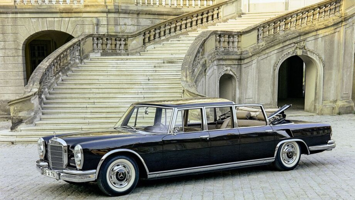 mercedes 600: de favoriete auto van staatshoofden viert zijn 60e verjaardag