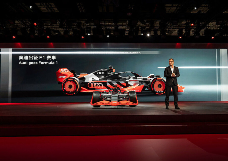 audi onthult nieuwe f1-bolide