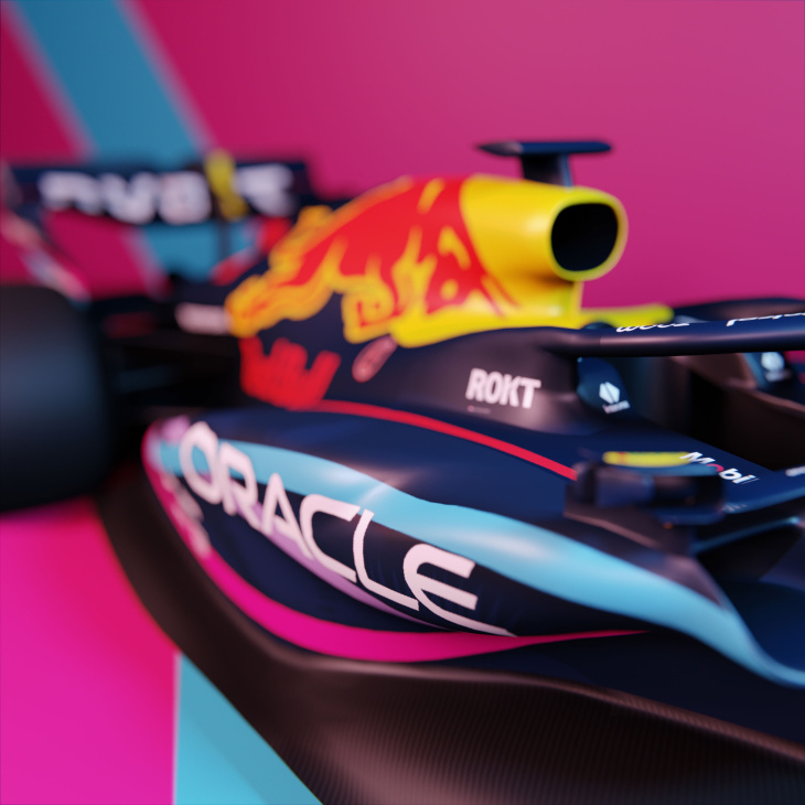 dit is red bull's door fans ontworpen miami-livery