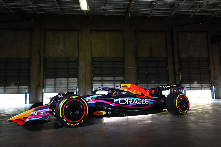 dit is red bull's door fans ontworpen miami-livery