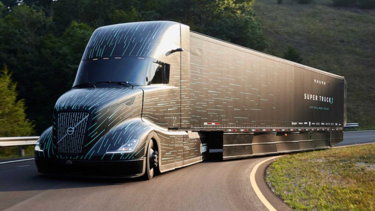 volvo laat met de supertruck 2 zien hoe aerodynamisch vrachtwagens kunnen zijn