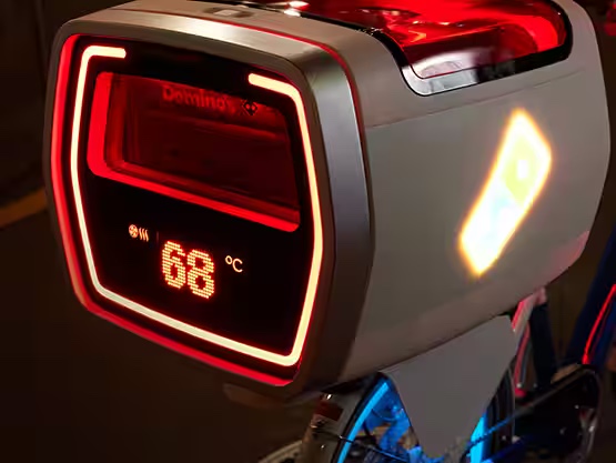 deze e-bike voor pizzeria's heeft een ingebouwde pizza-oven
