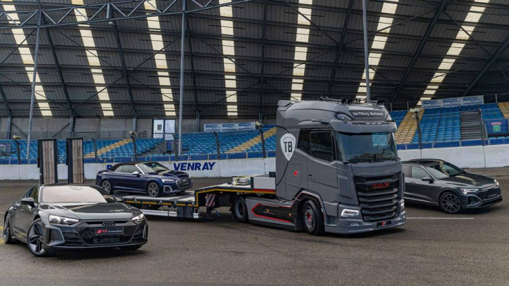 nederlandse audi rs-dealer gaat nu ook sportieve daf-vrachtwagens leveren