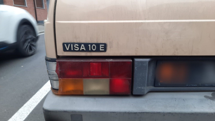 citroën visa, een hatchback die nog zelden wordt gezien: foto's