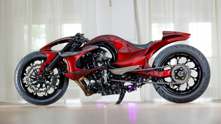 de archangel van ransom motorcycles is een kunstwerk op twee wielen