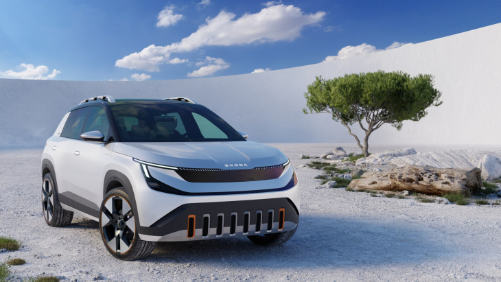 de skoda epiq: een elektrische auto met een actieradius van ruim 400 km voor €25.000 – bekijk het conceptmodel