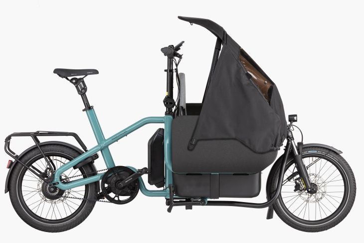 deze compacte elektrische bakfiets is de eerste van een bekend e-bike-merk