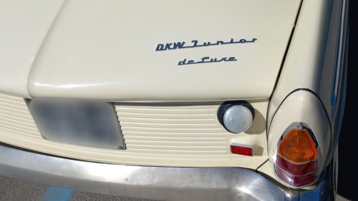 auto union dkw junior de luxe: foto's van een 63 jaar oude duitse auto