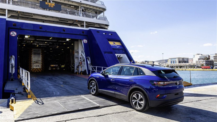 strenge regels voor elektrische auto op griekse ferry’s
